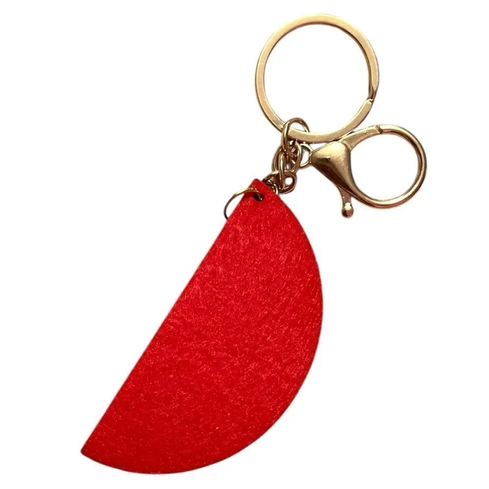 Large Sparkly Watermelon Keychain Bag Charm